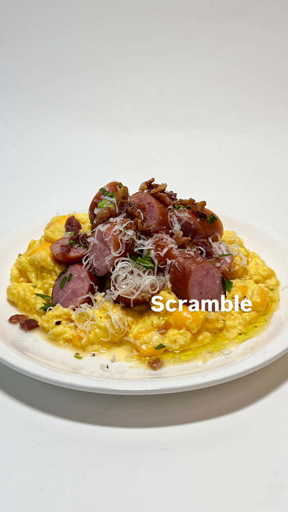 소세지 스크램블 메뉴 사진(네이버)