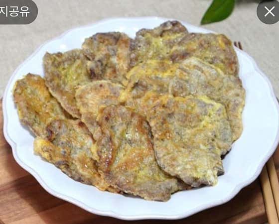 삼거리삼전(녹두전,바지락애호박전,육전 메뉴 사진(네이버)