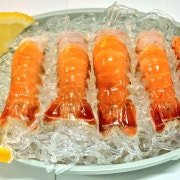 딱새우 회 메뉴 사진(네이버)