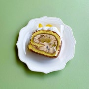 밤롤케이크 메뉴 사진(네이버)