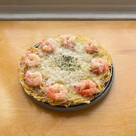 새우감자채전 메뉴 사진(네이버)