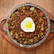 돌판 짜장 메뉴 사진(네이버)