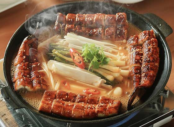 파김치 장어전골 1마리(1인분) 메뉴 사진(네이버)