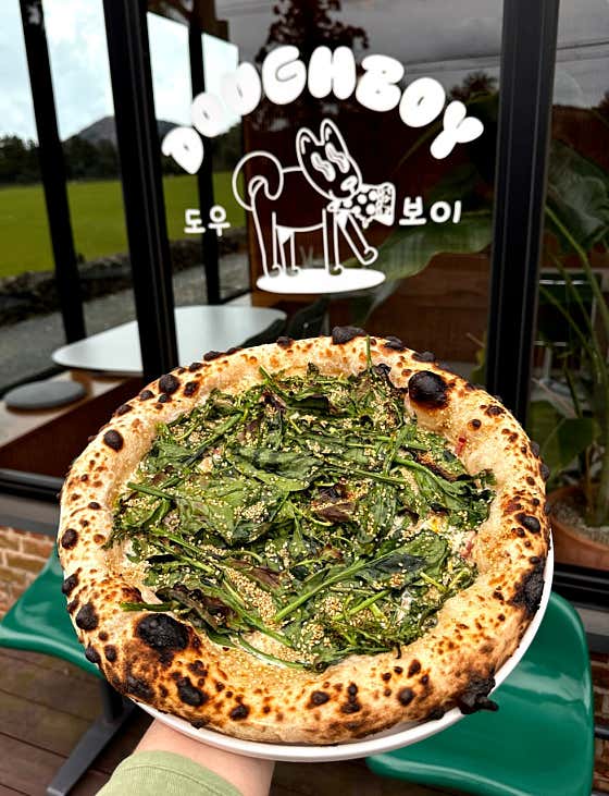 시금치 & 참깨 메뉴 사진(네이버)