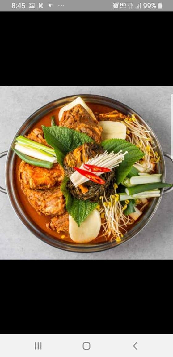 감자탕 소 메뉴 사진(네이버)