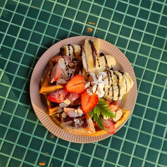 와플 메뉴 사진(네이버)
