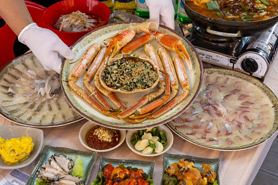 대게A 세트 3만원 할인 메뉴 사진(네이버)