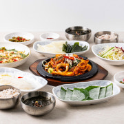 🦑오징어불고기 한상(1인주문가능) 메뉴 사진(네이버)