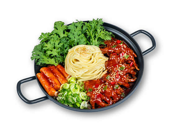 깡면닭발 메뉴 사진(네이버)
