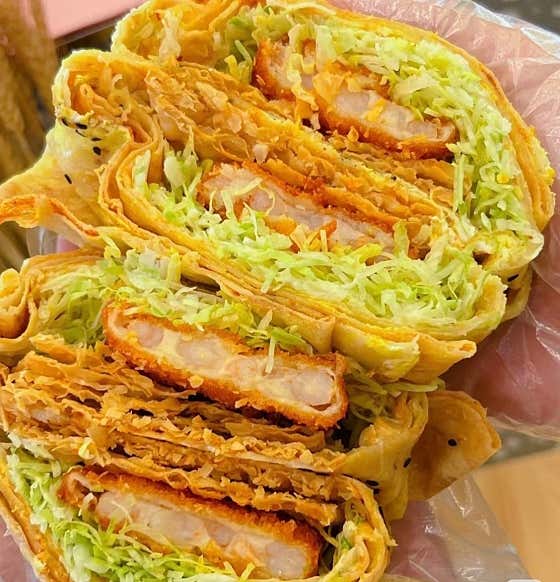 치킨지엔빙 메뉴 사진(네이버)