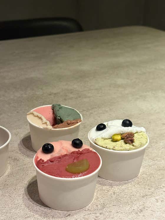 젤라또 컵 메뉴 사진(네이버)