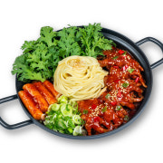 깡면닭발 메뉴 사진(네이버)