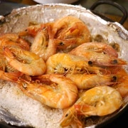왕새우 소금구이 1kg (대) 메뉴 사진(네이버)