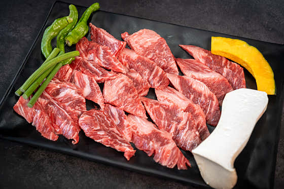 한우 갈비살 메뉴 사진(네이버)