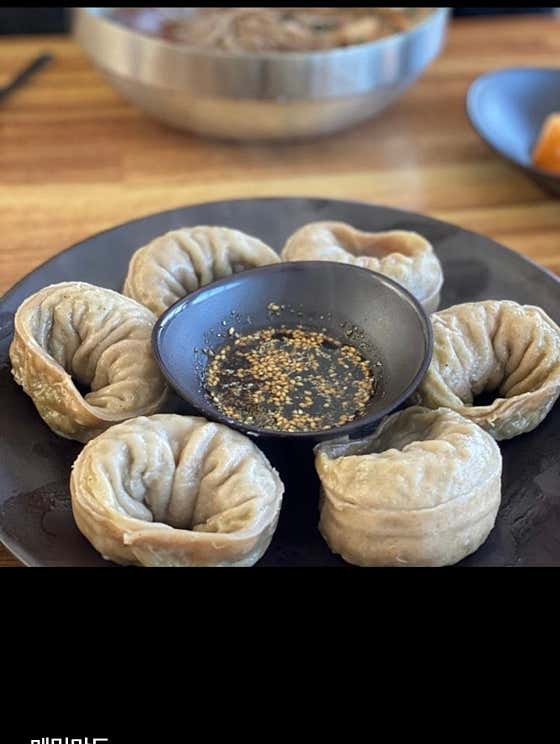 메밀만두 메뉴 사진(네이버)