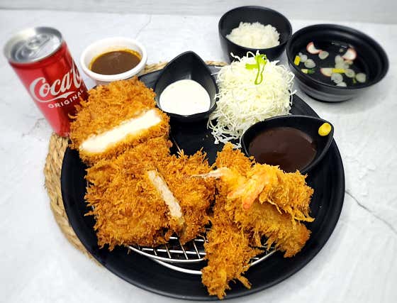 겐텐까스(모듬까스) 메뉴 사진(네이버)