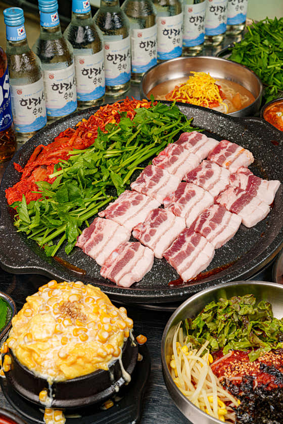 숙성 한입 삼겹(1인분) 메뉴 사진(네이버)