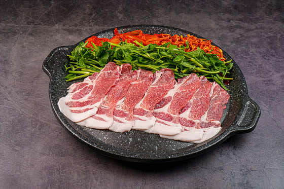 숙성 육쌈 목살(1인분) 메뉴 사진(네이버)