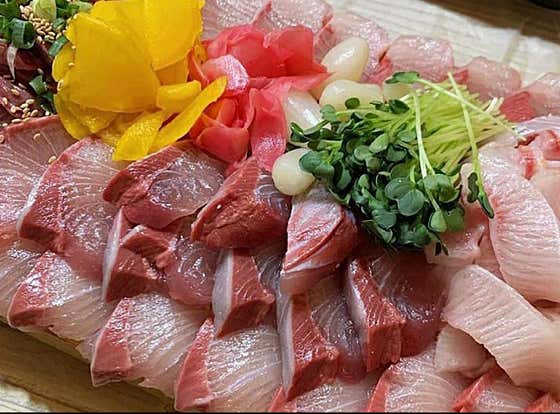 방어회 메뉴 사진(네이버)