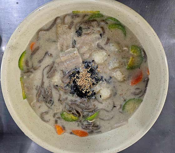들깨감자옹심이칼제비ㅡ2인이상주문가능 메뉴 사진(네이버)