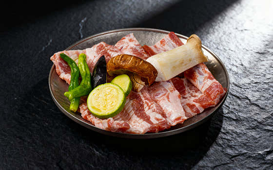 제주 돼지 생갈비 1인분 200g 메뉴 사진(네이버)