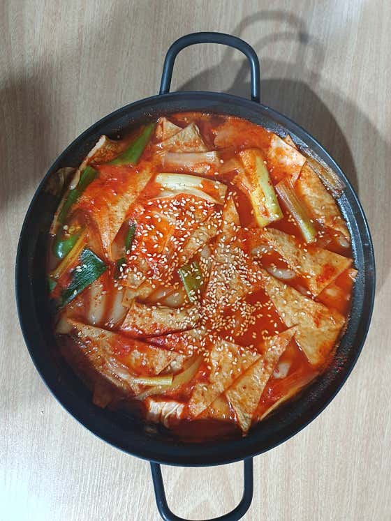 국물떡볶이 메뉴 사진(네이버)
