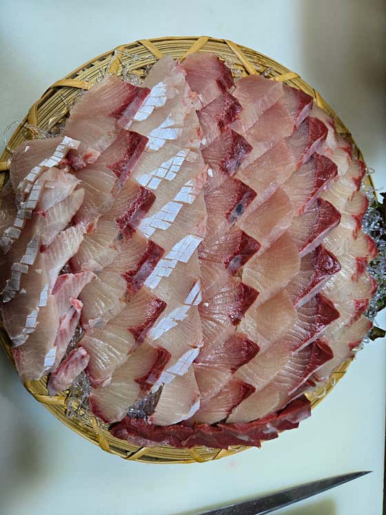 대방어회 메뉴 사진(네이버)