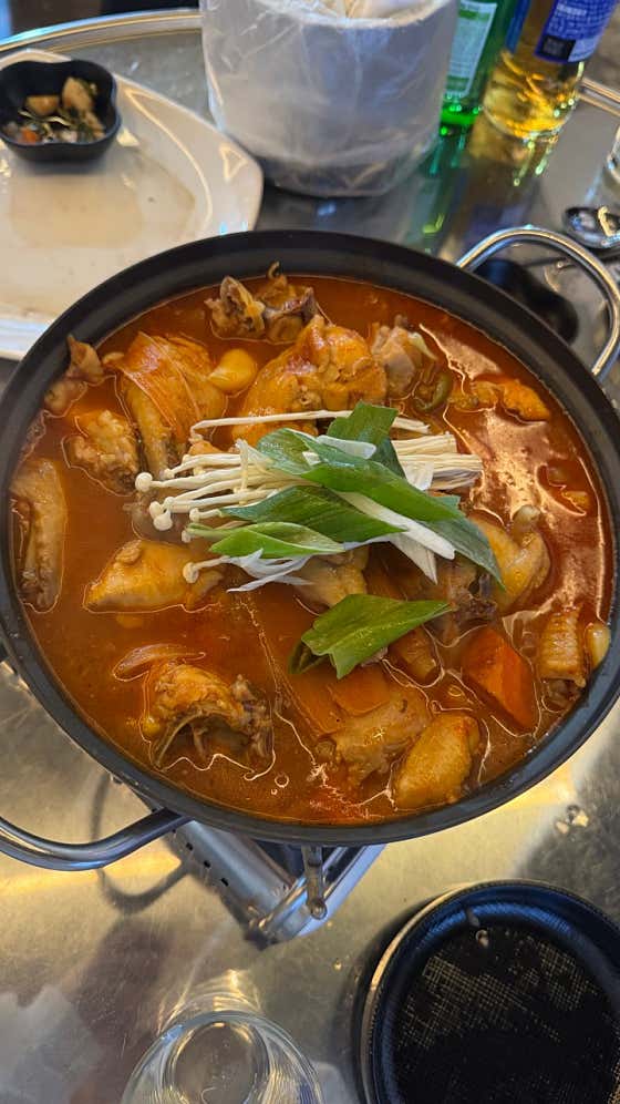 닭볶음탕 메뉴 사진(네이버)