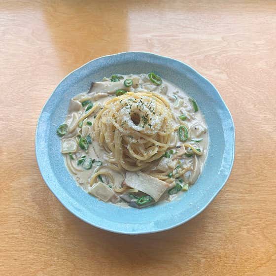 땡초크림파스타 메뉴 사진(네이버)