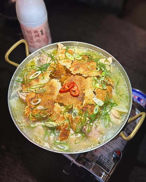 누룽지닭 메뉴 사진(네이버)