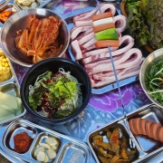 베베큐 이용은 네이버 예약 부탁드려요 메뉴 사진(네이버)