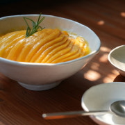 생망고빙수(상하목장유기농우유) 메뉴 사진(네이버)