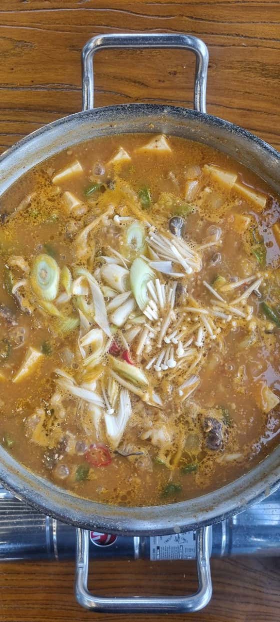 차돌된장찌개 메뉴 사진(네이버)