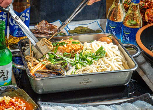 기본안주(해물모듬칼국수) 메뉴 사진(네이버)
