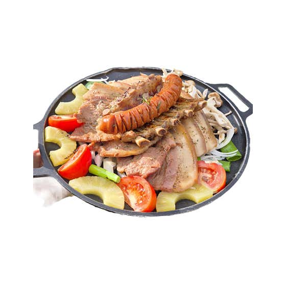 갈비바베큐 작은판(2~3인) 메뉴 사진(네이버)