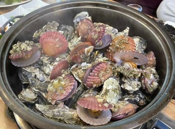 석화가리비찜 메뉴 사진(네이버)