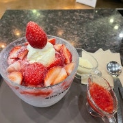 생딸기빙수 (시즌종료 겨울에 만나요) 메뉴 사진(네이버)