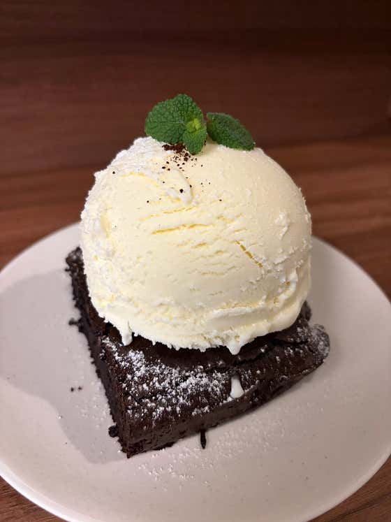 Brownie & Ice cream 메뉴 사진(네이버)