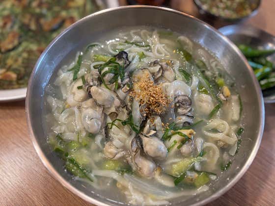 굴칼국수 메뉴 사진(네이버)
