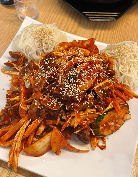 오징어 무침 메뉴 사진(네이버)
