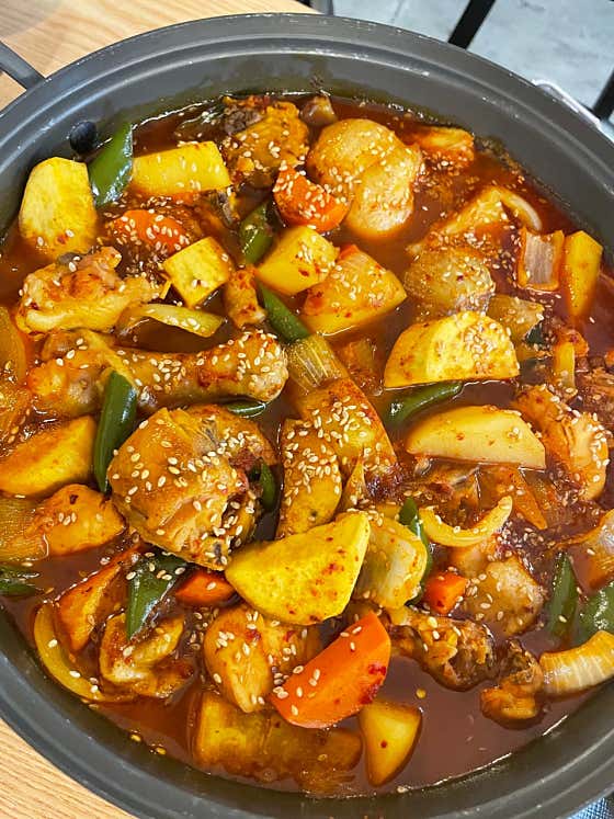닭도리탕 메뉴 사진(네이버)