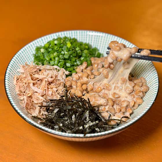 낫또 우동 메뉴 사진(네이버)