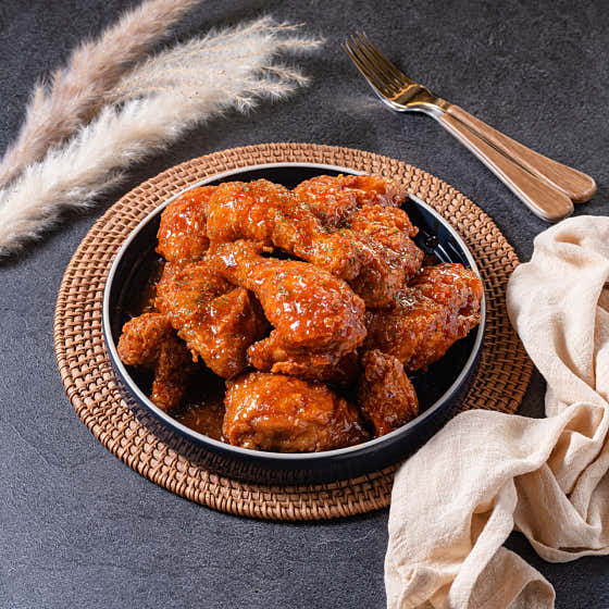 크리스피양념치킨 메뉴 사진(네이버)