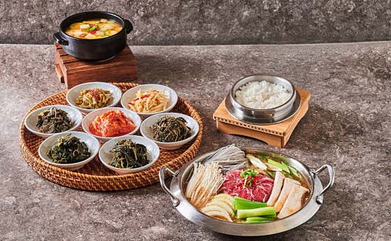 점심특선 한우 生 불고기정식 메뉴 사진(네이버)