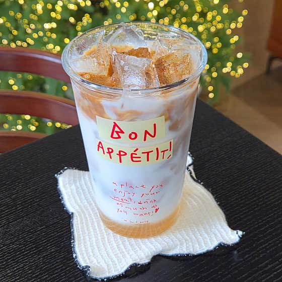 바닐라빈 라떼 메뉴 사진(네이버)