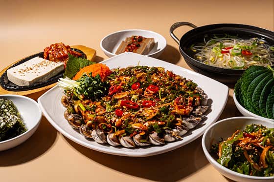 대화벌교꼬막과 포항물회