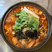 김치우동전골 메뉴 사진(네이버)