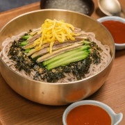 들기름육전메밀냉면 메뉴 사진(네이버)