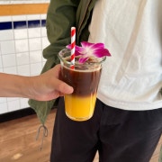 오렌지 아메리카노 메뉴 사진(네이버)