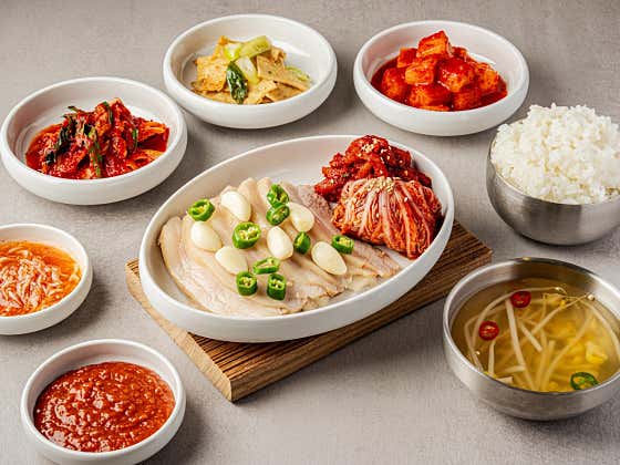 가브리 보쌈정식 메뉴 사진(네이버)